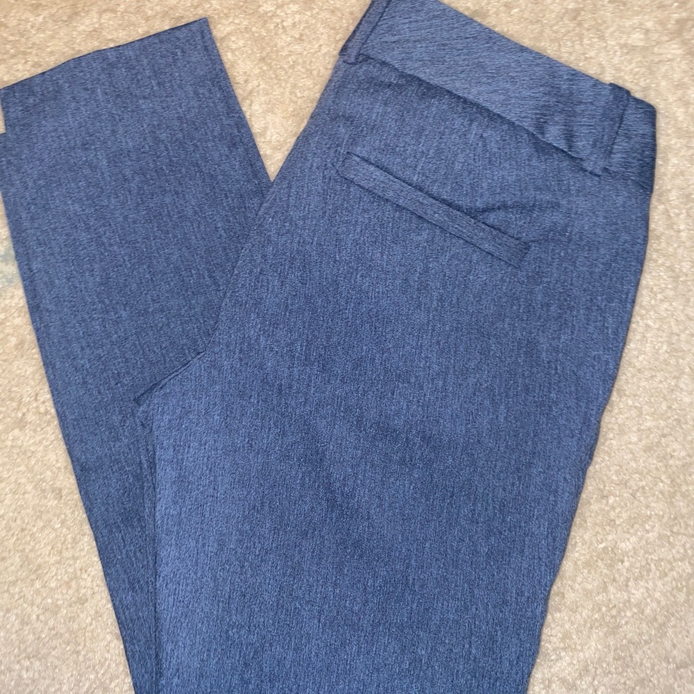 Limited Exact Stretch Blue Pants, Size 0